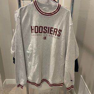 Vintage Indiana University Hoosiers XL Champion Crewneck